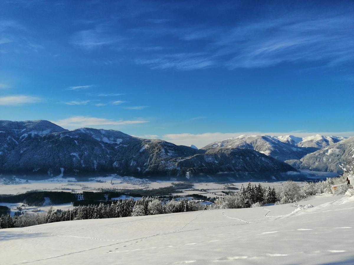 Vila Bergbauernhof Stauder - Hirschbergalpakas Lendorf Exteriér fotografie