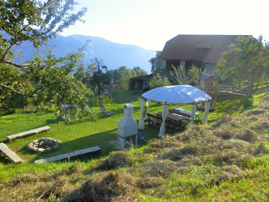 Vila Bergbauernhof Stauder - Hirschbergalpakas Lendorf Exteriér fotografie